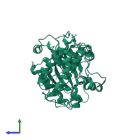 Serine/threonine-protein kinase N2 in PDB entry 4crs, assembly 1, side view.