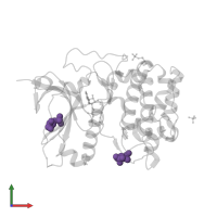 Modified residue TPO in PDB entry 4crs, assembly 1, front view.