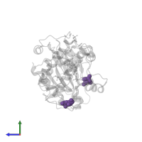 Modified residue TPO in PDB entry 4crs, assembly 1, side view.