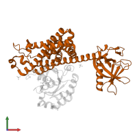 A-kinase anchor protein 13 in PDB entry 4d0n, assembly 1, front view.