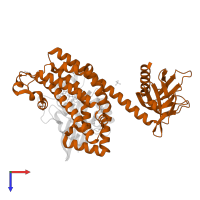 A-kinase anchor protein 13 in PDB entry 4d0n, assembly 1, top view.