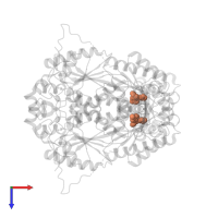7-(4-bromophenyl)-5-phenyl-3,7-dihydro-4H-pyrrolo[2,3-d]pyrimidin-4-one in PDB entry 4d4m, assembly 1, top view.