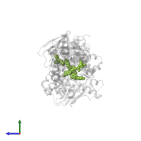 FLAVIN-ADENINE DINUCLEOTIDE in PDB entry 4d7e, assembly 1, side view.