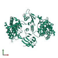 Choline kinase alpha in PDB entry 4da5, assembly 1, front view.