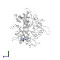 SULFATE ION in PDB entry 4dig, assembly 1, side view.