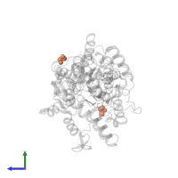 GLYCEROL in PDB entry 4dja, assembly 1, side view.