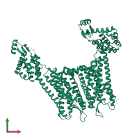 Endolysin in PDB entry 4djh, assembly 1, front view.