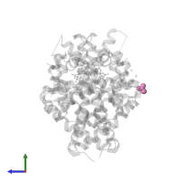 ACETATE ION in PDB entry 4dk8, assembly 1, side view.