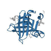 The deposited structure of PDB entry 4dq3 contains 1 copy of Pfam domain PF00061 (Lipocalin / cytosolic fatty-acid binding protein family) in Beta-lactoglobulin. Showing 1 copy in chain A.