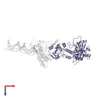 Poly [ADP-ribose] polymerase 1, processed C-terminus in PDB entry 4dqy, assembly 1, top view.