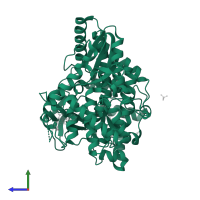 RNA-directed RNA polymerase in PDB entry 4dru, assembly 1, side view.