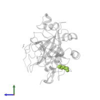 DI(HYDROXYETHYL)ETHER in PDB entry 4dt7, assembly 1, side view.