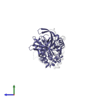 Glia-derived nexin in PDB entry 4dy7, assembly 1, side view.