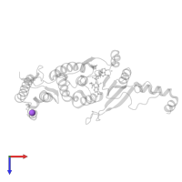 SODIUM ION in PDB entry 4er6, assembly 1, top view.