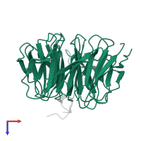 WD repeat-containing protein 5 in PDB entry 4erz, assembly 1, top view.