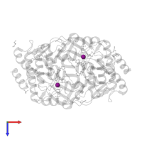 IODIDE ION in PDB entry 4euu, assembly 1, top view.