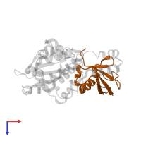 NEDD8 in PDB entry 4fbj, assembly 1, top view.