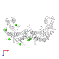 CALCIUM ION in PDB entry 4fl5, assembly 1, top view.