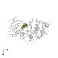 PHOSPHOAMINOPHOSPHONIC ACID-ADENYLATE ESTER in PDB entry 4fmq, assembly 1, top view.