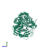Neurolysin, mitochondrial in PDB entry 4fxy, assembly 1, side view.