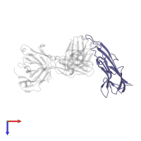 Tumor necrosis factor, soluble form in PDB entry 4g3y, assembly 2, top view.