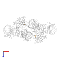 3-deoxy-alpha-D-manno-oct-2-ulopyranosonic acid in PDB entry 4g8a, assembly 1, top view.