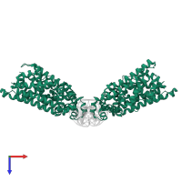 Nucleoid occlusion factor SlmA in PDB entry 4gct, assembly 1, top view.