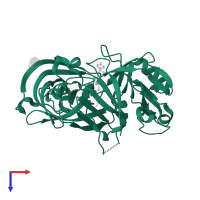 Renin in PDB entry 4gjc, assembly 2, top view.