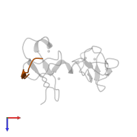 Histone H3.3 in PDB entry 4gnf, assembly 1, top view.