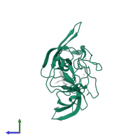 E3 ubiquitin-protein ligase UHRF1 in PDB entry 4gy5, assembly 1, side view.