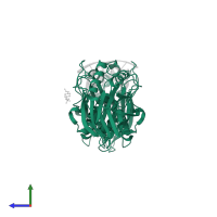 Tyrosyl-DNA phosphodiesterase 2 in PDB entry 4gz1, assembly 3, side view.