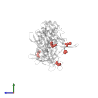 Modified residue MSE in PDB entry 4h3t, assembly 1, side view.