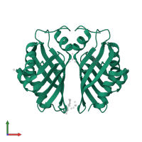 SnoaL-like domain-containing protein in PDB entry 4h3u, assembly 1, front view.