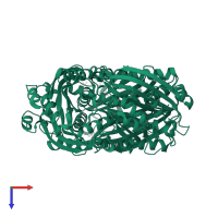 Hut operon positive regulatory protein in PDB entry 4h4l, assembly 1, top view.