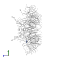 GLYCEROL in PDB entry 4h53, assembly 1, side view.