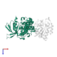 Krev interaction trapped protein 1 in PDB entry 4hdo, assembly 1, top view.