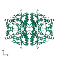 Fructose-1,6-bisphosphatase isozyme 2 in PDB entry 4he2, assembly 1, front view.