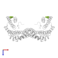 GLYCEROL in PDB entry 4hkc, assembly 1, top view.