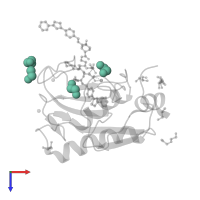 1,2-ETHANEDIOL in PDB entry 4i03, assembly 1, top view.