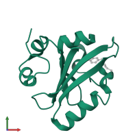 Photoactive yellow protein in PDB entry 4i3i, assembly 1, front view.