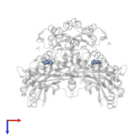 GLYCEROL in PDB entry 4i6w, assembly 1, top view.