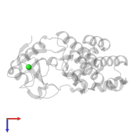 CHLORIDE ION in PDB entry 4i92, assembly 1, top view.