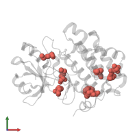 Modified residue MSE in PDB entry 4i93, assembly 1, front view.