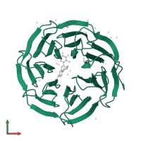 WD repeat-containing protein 5 in PDB entry 4ia9, assembly 1, front view.