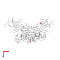 ACETATE ION in PDB entry 4ibu, assembly 1, top view.