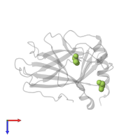 1,2-ETHANEDIOL in PDB entry 4iby, assembly 1, top view.