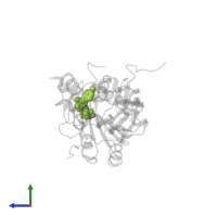 ADENOSINE-5-DIPHOSPHORIBOSE in PDB entry 4if6, assembly 1, side view.