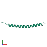 PDB entry 4ifm coloured by chain, front view.