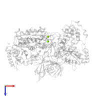 MAGNESIUM ION in PDB entry 4ii2, assembly 1, top view.
