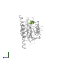 DIPHOSPHATE in PDB entry 4ijx, assembly 3, side view.